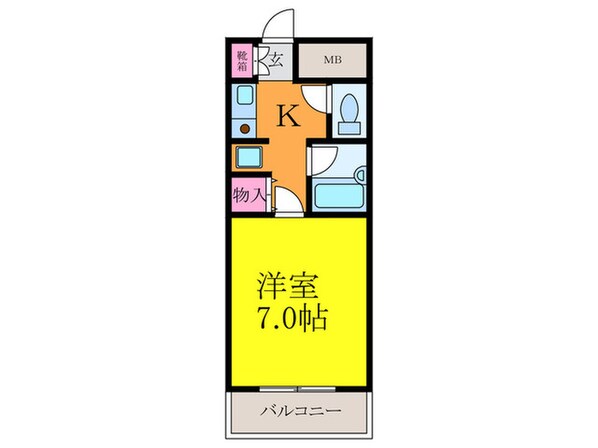 竹内マンションの物件間取画像